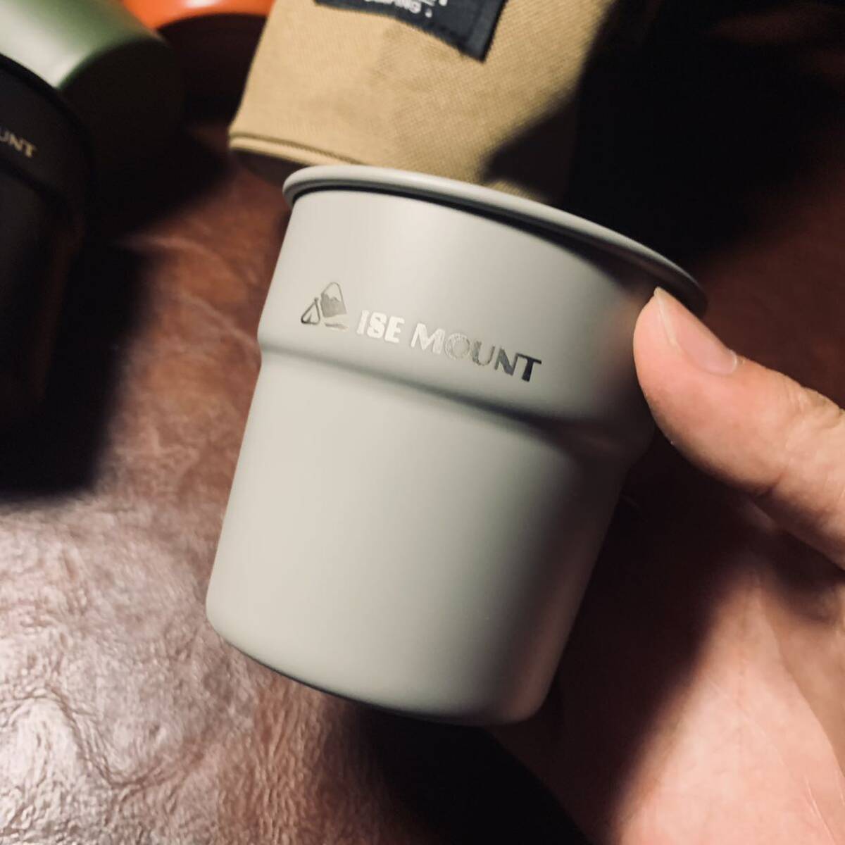 超高品質 コーヒーカップ マグカップ 4個セット 収納ケース付き ステンレス製 アウトドア 登山 キャンプ 調理器具 300ml_画像8