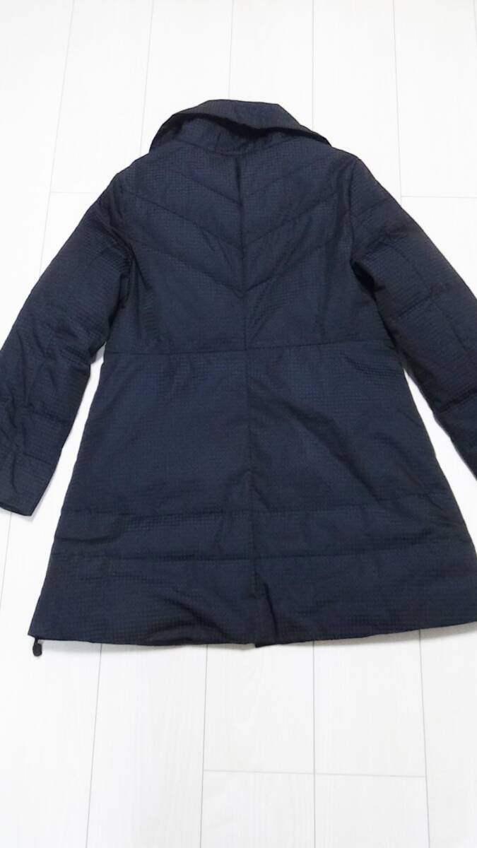 ジャンニロジュディチェ 42 L ★75% ダウン コート 紺 ネイビー ジャケット アウター レディース ミセス 11 40_画像7