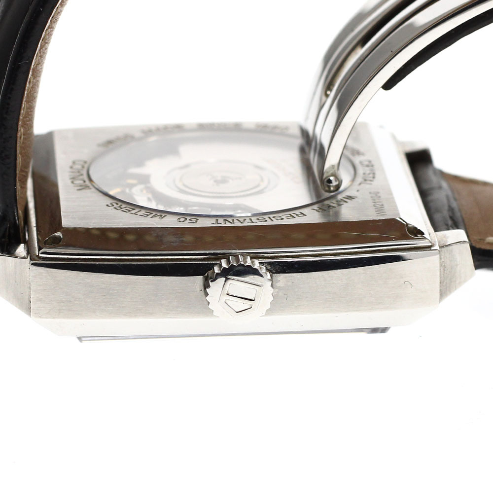 タグホイヤー TAG HEUER WW2110-0 モナコ デイト 自動巻き メンズ 保証書付き_919332_画像4