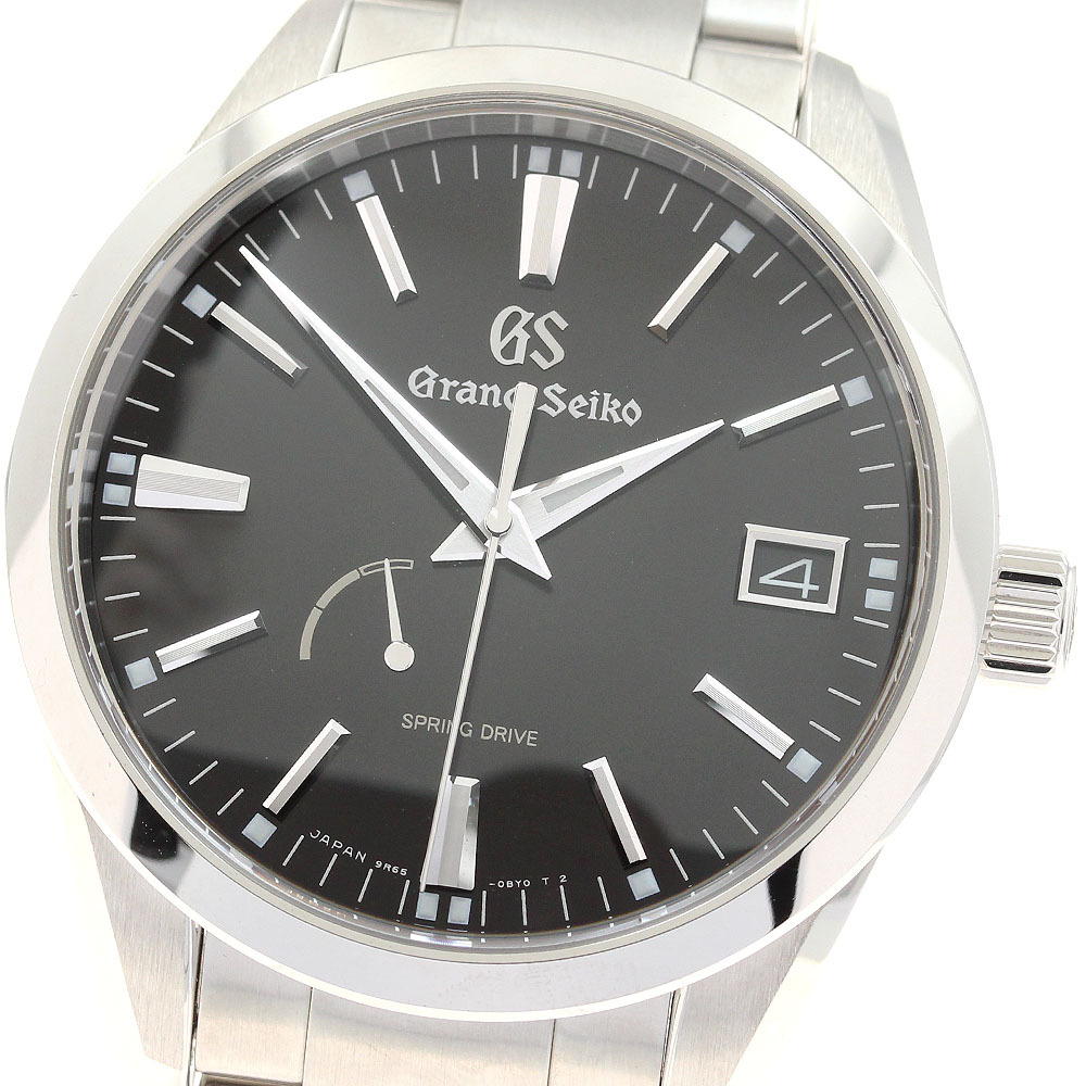 セイコー SEIKO SBGA301/9R65-0BM0 グランドセイコー パワーリザーブ デイト スプリングドライブ メンズ 良品 箱付き_917034_画像1