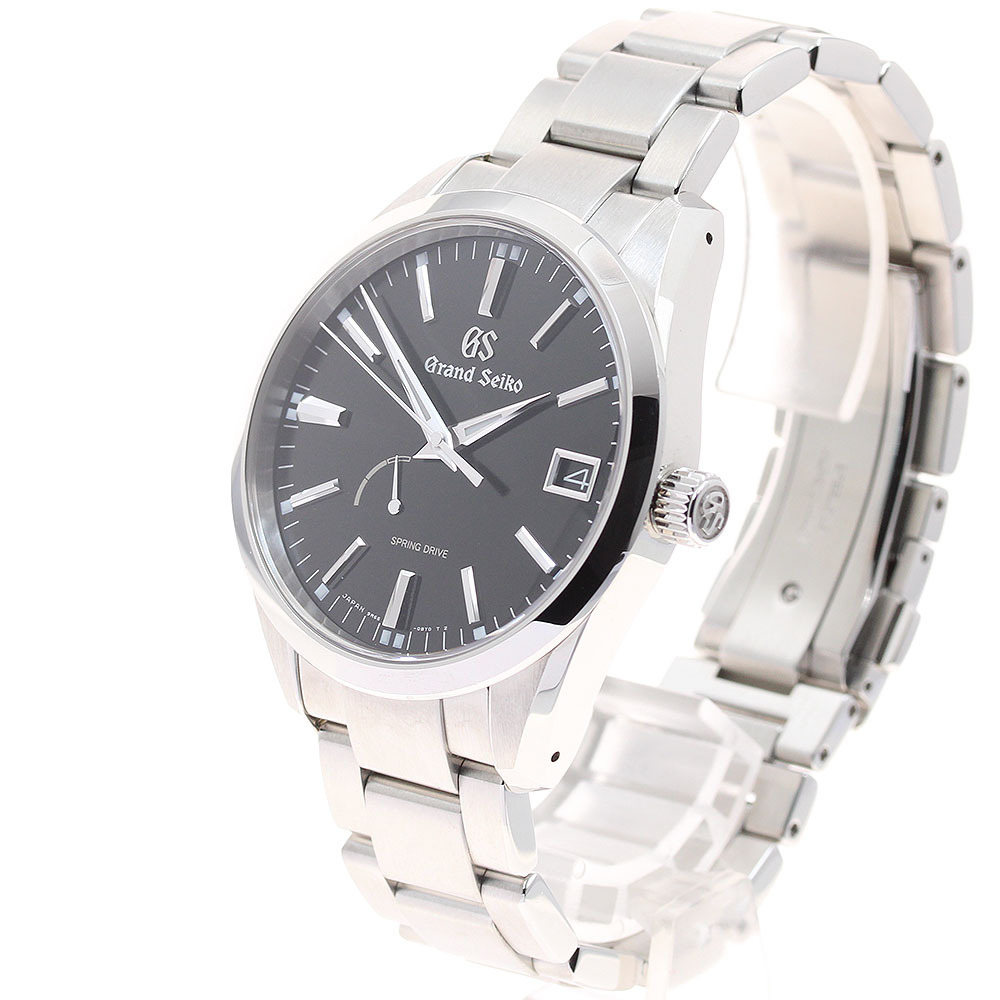 セイコー SEIKO SBGA301/9R65-0BM0 グランドセイコー パワーリザーブ デイト スプリングドライブ メンズ 良品 箱付き_917034_画像3