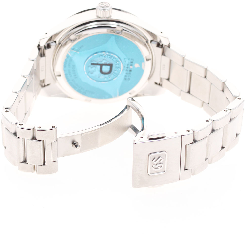 セイコー SEIKO SBGA301/9R65-0BM0 グランドセイコー パワーリザーブ デイト スプリングドライブ メンズ 良品 箱付き_917034_画像4