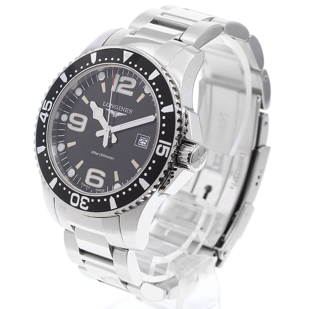 ロンジン LONGINES L3.730.4 ハイドロコンクエスト デイト クォーツ メンズ 箱付き_916291_画像3