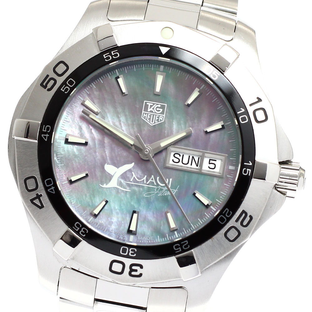 タグホイヤー TAG HEUER WAF2012 アクアレーサー マウイ デイデイト 自動巻き メンズ 良品 _918605_画像1