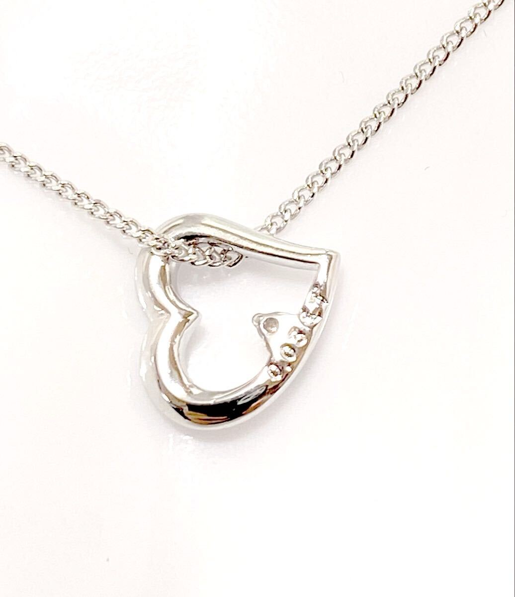 倉庫在庫処分！ 天然ダイヤモンド 4月誕生石 ペンダント ネックレス 新品未使用品_画像7