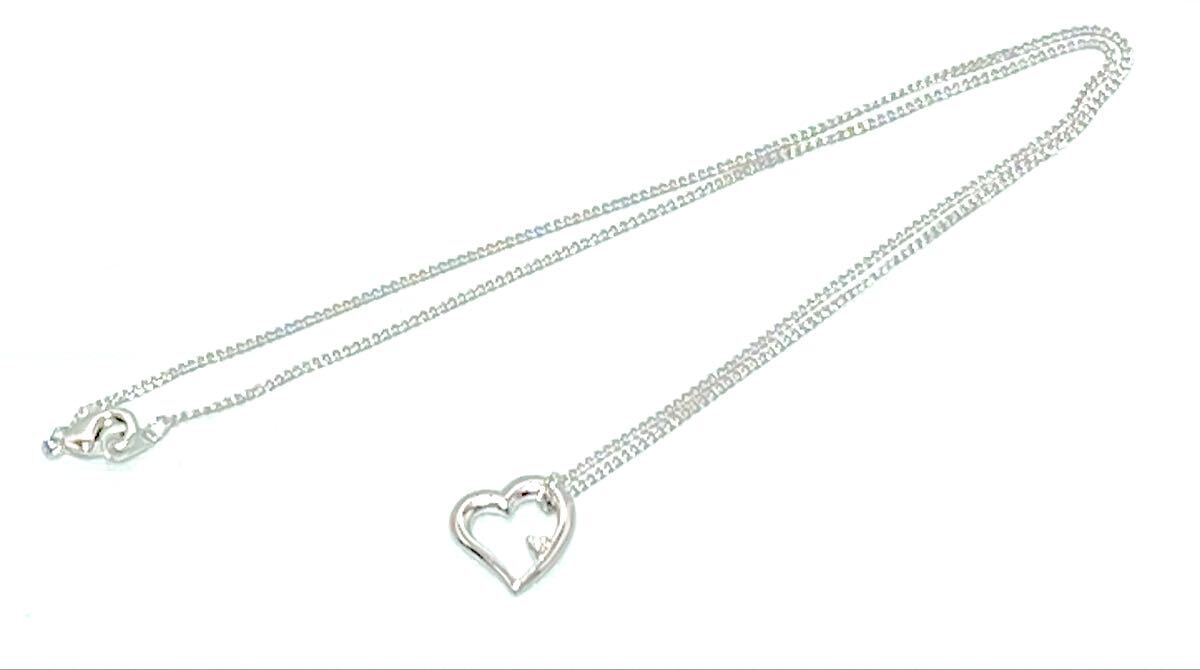 倉庫在庫処分！ 天然ダイヤモンド 4月誕生石 ペンダント ネックレス 新品未使用品_画像6