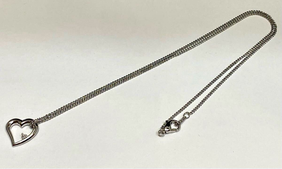 倉庫在庫処分！ 天然ダイヤモンド ペンダント ネックレス 新品未使用品 4月誕生石_画像5