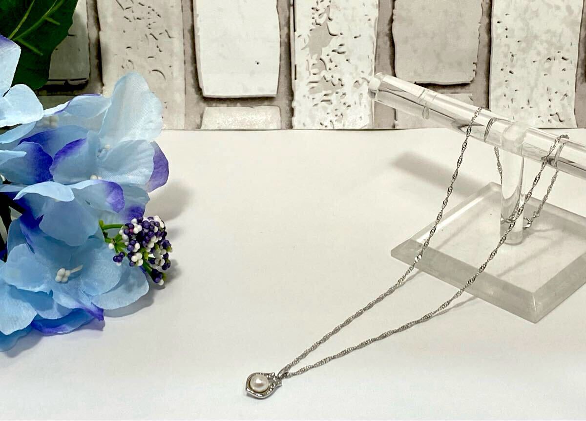 倉庫在庫処分！ 真珠 パール ペンダント ネックレス 馬蹄① ６月誕生石 新品未使用品_画像5