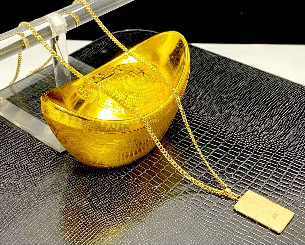 倉庫在庫処分！ インゴット ペンダント ネックレス レプリカ 新品未使用品_画像6