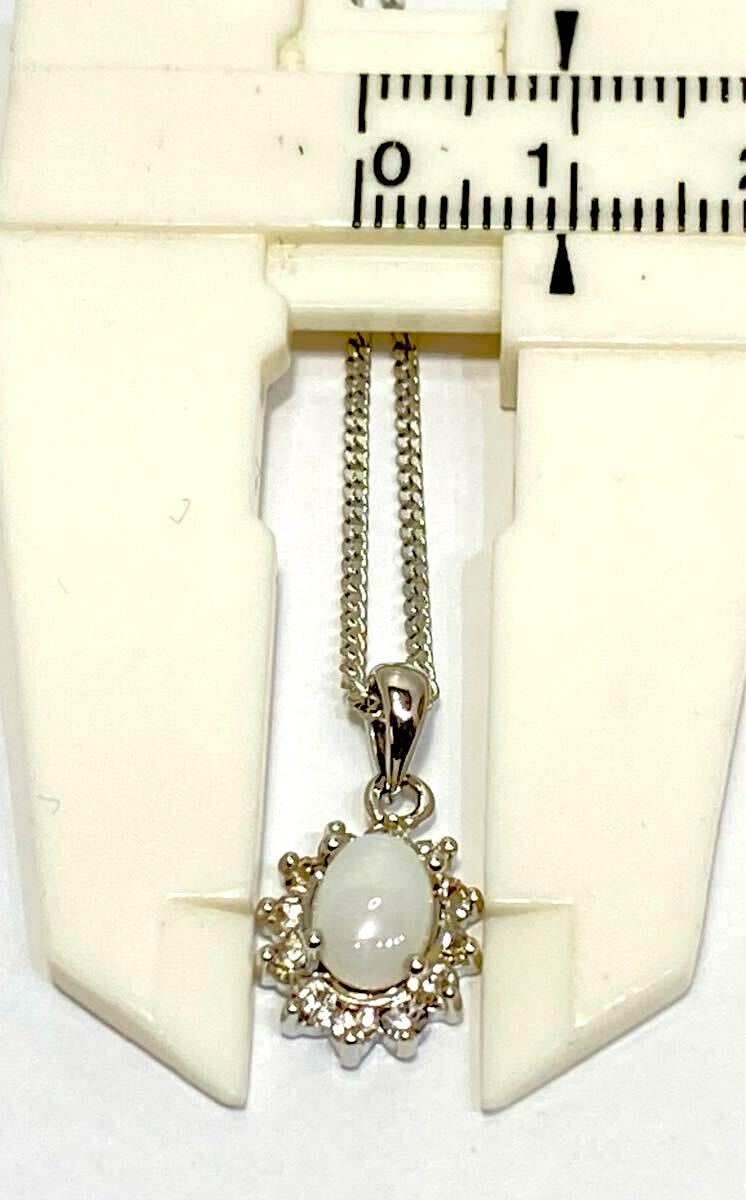 倉庫在庫処分！ 天然オパール① 10月誕生石 ペンダント ネックレス 新品未使用品_画像6