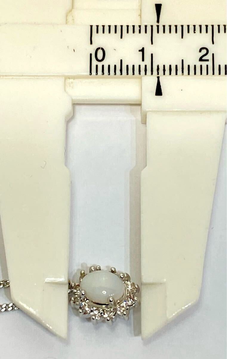 倉庫在庫処分！ 天然オパール① 10月誕生石 ペンダント ネックレス 新品未使用品_画像7