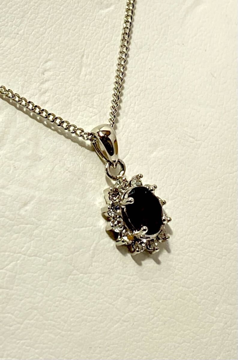 倉庫在庫処分！ 天然ガーネット 1月誕生石 ペンダント ネックレス 新品未使用品_画像4