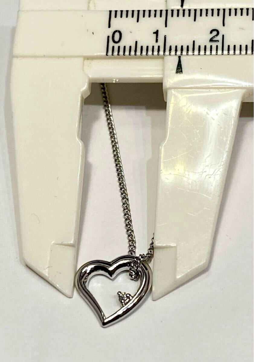 倉庫在庫処分！ 天然ダイヤモンド ペンダント ネックレス 新品未使用品 4月誕生石_画像7