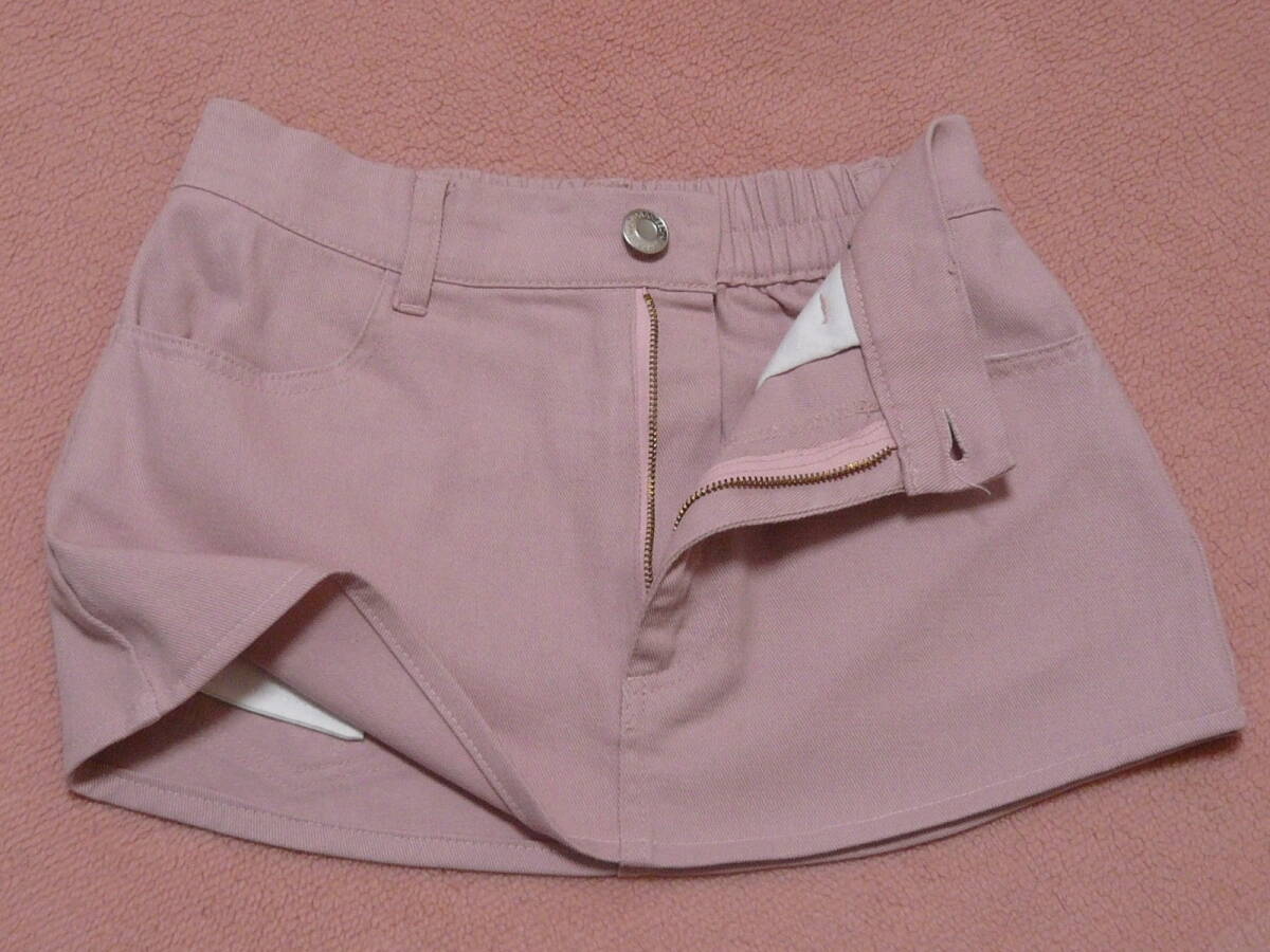 ♪♪ピンクデニムの超マイクロミニ☆シンプル&カジュアル^^♪♪_画像3