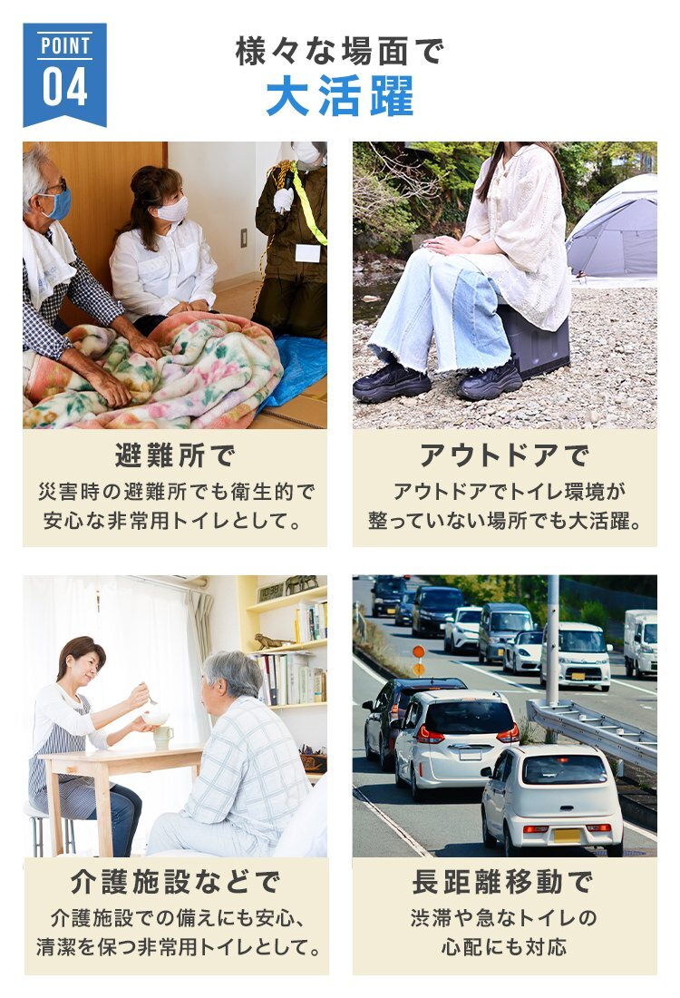  простой туалет складной серый L размер бедствие для ... автомобильный для экстренных случаев туалет простой туалет комплект предотвращение бедствий сопутствующие товары предотвращение бедствий товары 