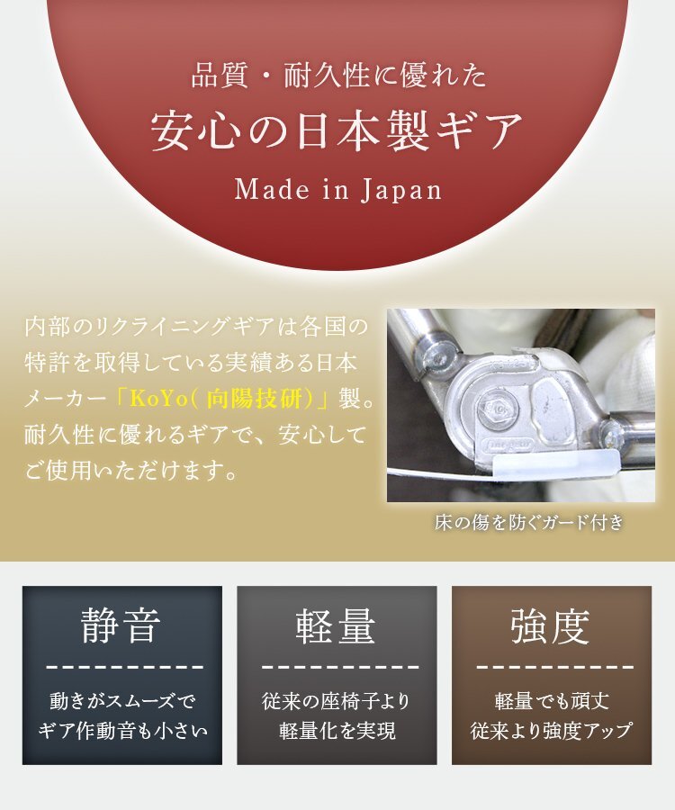 座椅子 チェア リクライニングチェア フロアチェア リビングチェア インディゴグレーレバー付き 折りたたみ 14段ギア 新品 未使用_画像4