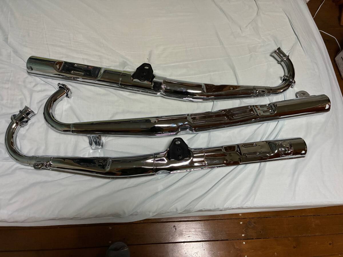 カワサキ５００ＳＳ(Ｈ１Ｄ)マフラー_画像4