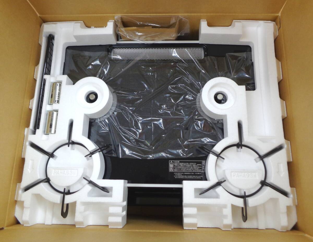 W4★パロマ 都市ガス(13A)用 2口ガスコンロ S-series 水なし両面焼 左強火力 PA-A65WCK-L-都市★展示品_画像3