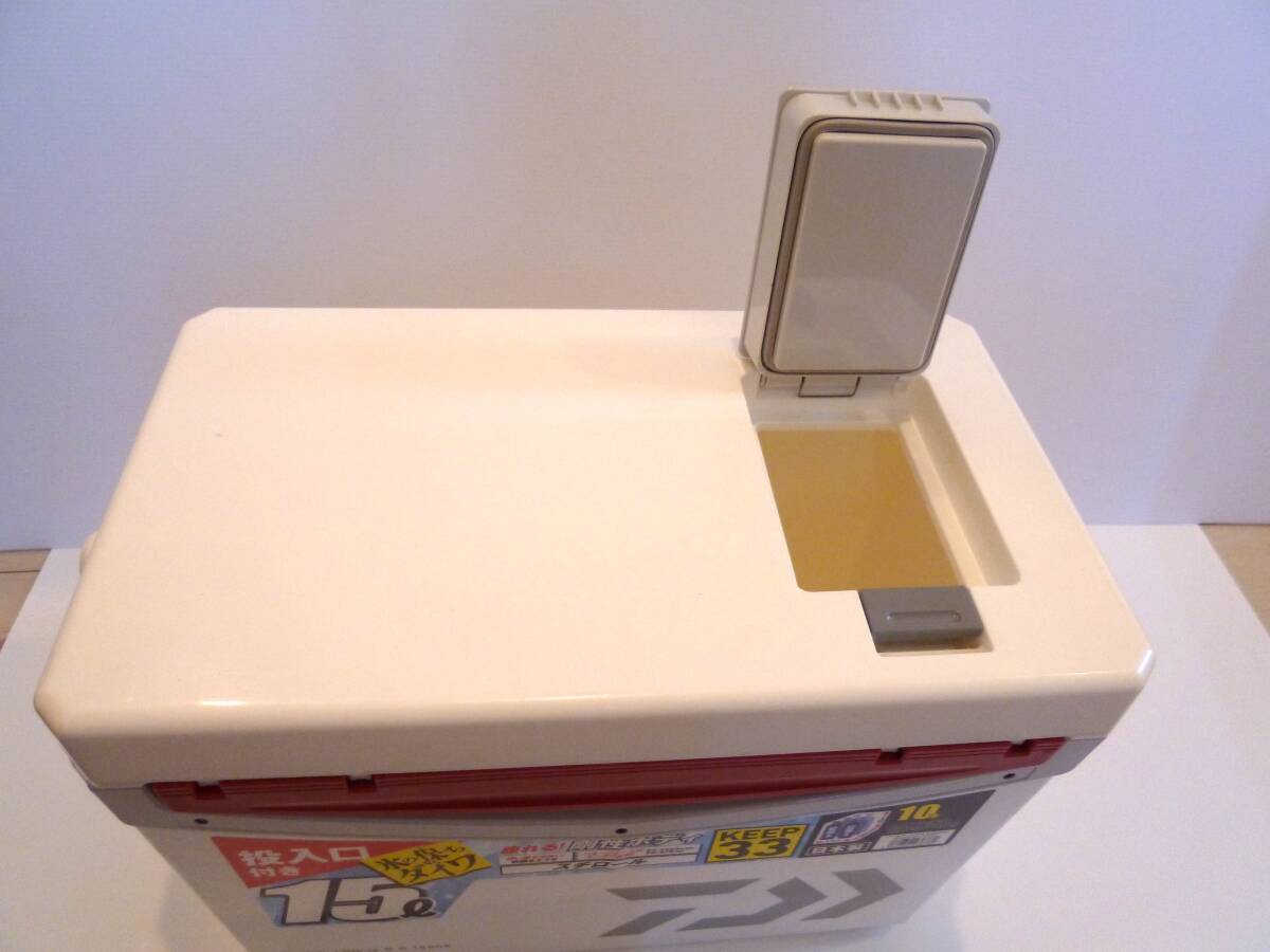  хорошая вещь DAIWA Daiwa COOL LINE прохладный линия α II S1500X 15L обе открытие cooler-box белый 