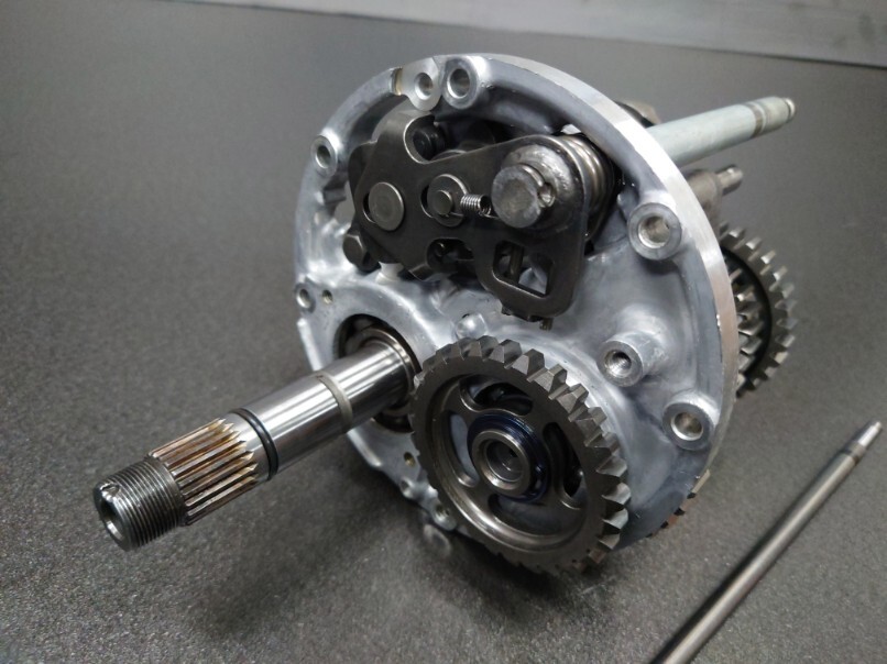 NSR250RK 89年HRC F3レーサー純正流用MC21用乾式ミッションSETギア シフト ドラム フォーク エンジン部品NSR250 MC18 MC21 RS250R MC28_画像2