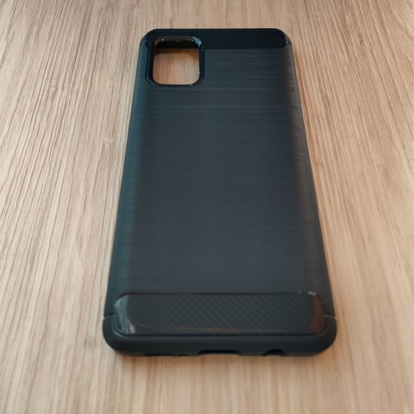 Galaxy A51 5G ソフト ケース 濃紺 管理71-6_画像2