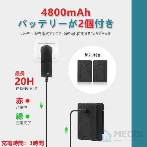 レーザー墨出し器 25メートル 4x360°グリーンレーザー 水平器 16ライン IP65防塵防水 輝度調整 自動補正 リモコン操作 バッテリー*2_画像9