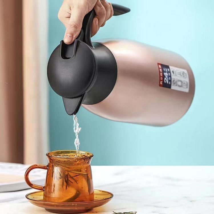 卓上ポット 保温 2000m 24時間保温 魔法瓶 卓上ポットl まほうびん 真空断熱 2.0L 2リットル 大容量 ポット 力 ステンレス 保温 保冷_画像4