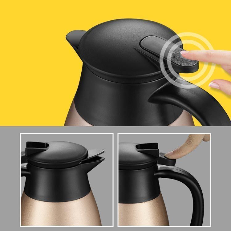 卓上ポット 保温 2000m 24時間保温 魔法瓶 卓上ポットl まほうびん 真空断熱 2.0L 2リットル 大容量 ポット 力 ステンレス 保温 保冷_画像7