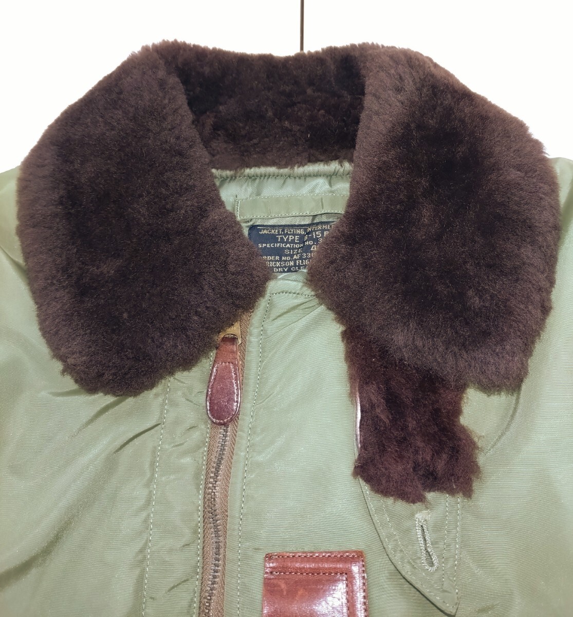 バズリクソンズ Buzz Ricksons B15B 希少! M品番 M11048　 サイズ40インチ　 Ｌサイズ相当 使用感少なくとてもキレイ！_画像2