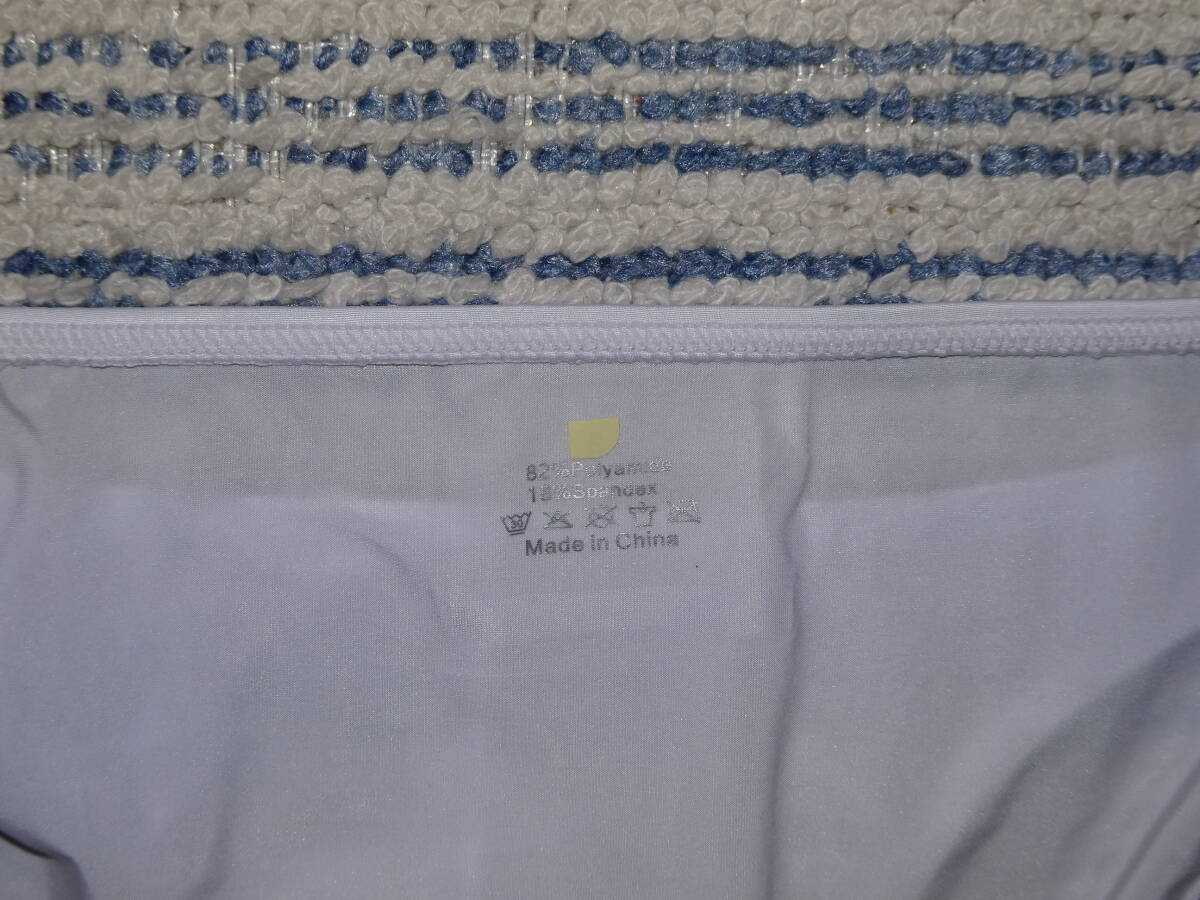 287 S 　半透明ローライズ・クールアンダービキニパンツ　SizeＳ　ホワイト　新品未使用_画像6