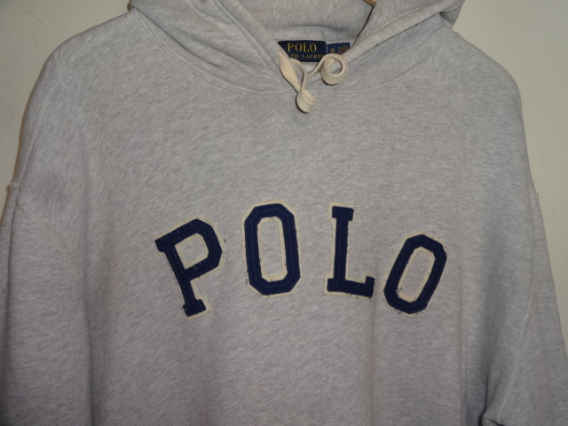 POLO Ralph Lauren スウェット パーカー　グレー　SizeＸＬ　中古_画像3