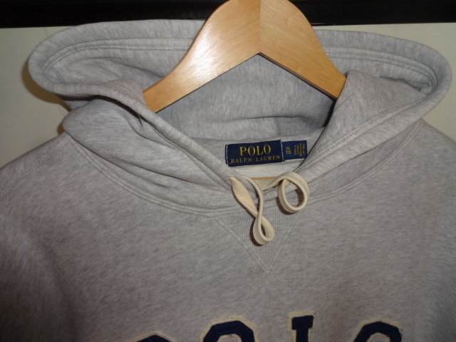 POLO Ralph Lauren スウェット パーカー　グレー　SizeＸＬ　中古_画像2