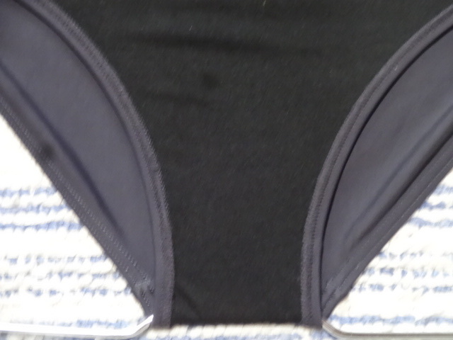 481　M　ＴＹＲブランド　ベイシックカラーのスイムビキニパンツ　SizeＭ　グレー　美品中古　_画像6