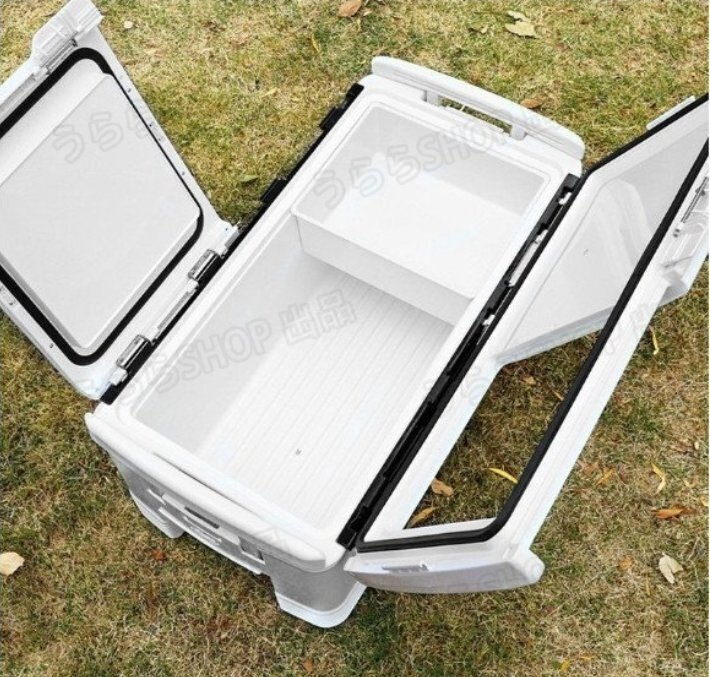  рыбалка для cooler-box большая вместимость большой 48L сиденье .. крепкий мускл корпус водонепроницаемый боковой руль с роликами рыбалка термос сила 150h вентиль имеется xhw0125