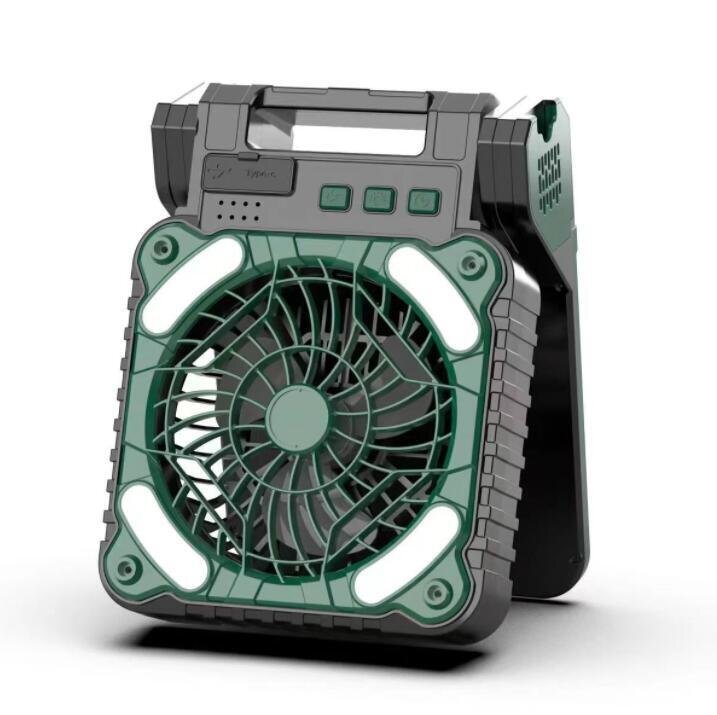 2025 новейший солнечный вентилятор солнечный вентилятор 7800mah кемпинг вентилятор портативный вентилятор 4 -ступенчатый поток воздуха мобильный вентилятор солнечный xhw0001