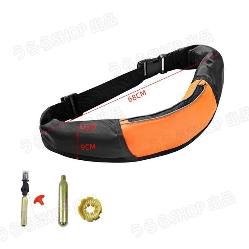  надувной спасательный жилет талия модель автоматика .. тип для взрослых свободный рыбалка для легкий для мужчин и женщин место хранения с карманом xhw0088