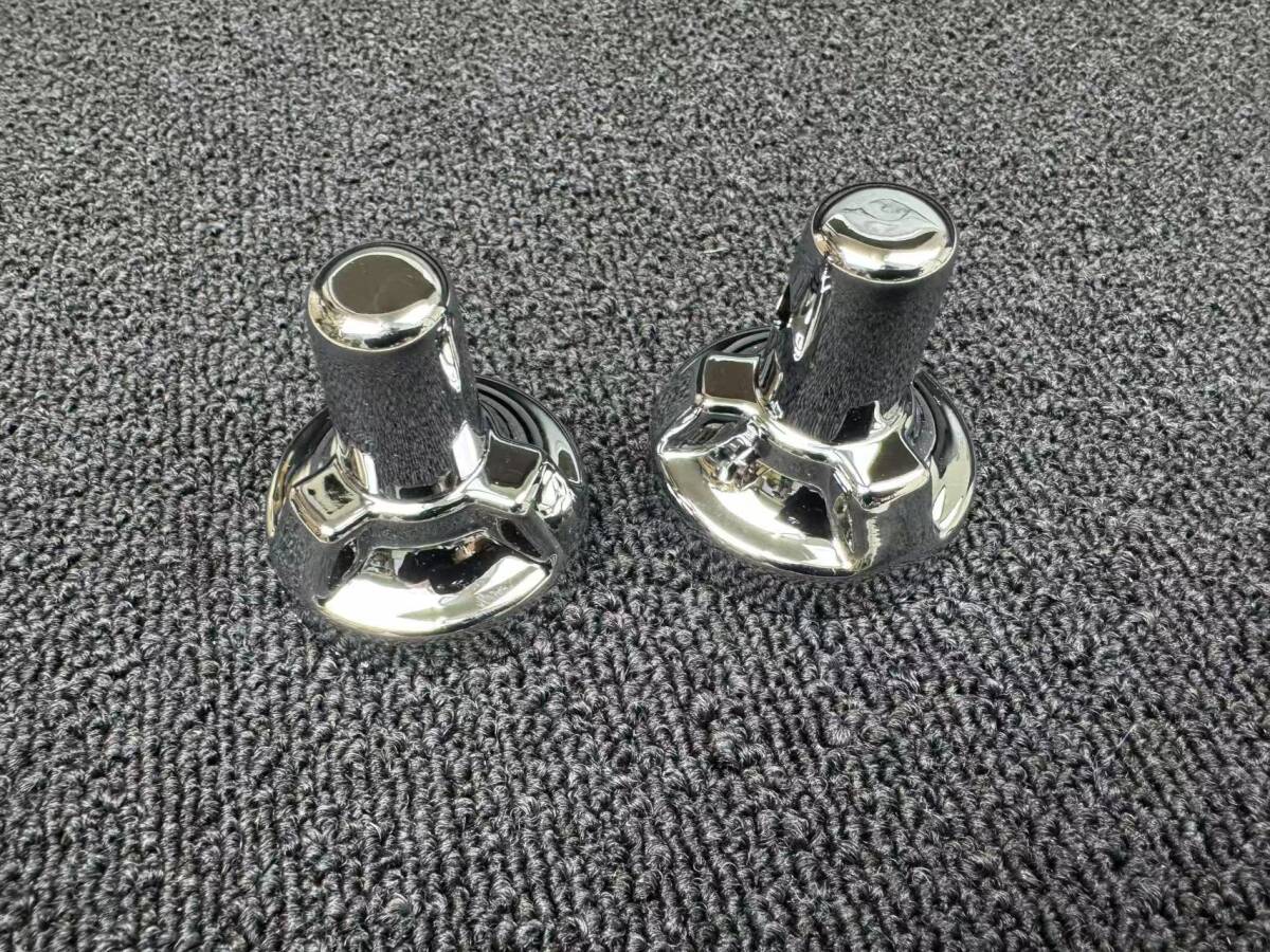 いすゞ 07エルフ メッキ ウォッシャー ノズル カバー 2個　新品_画像2