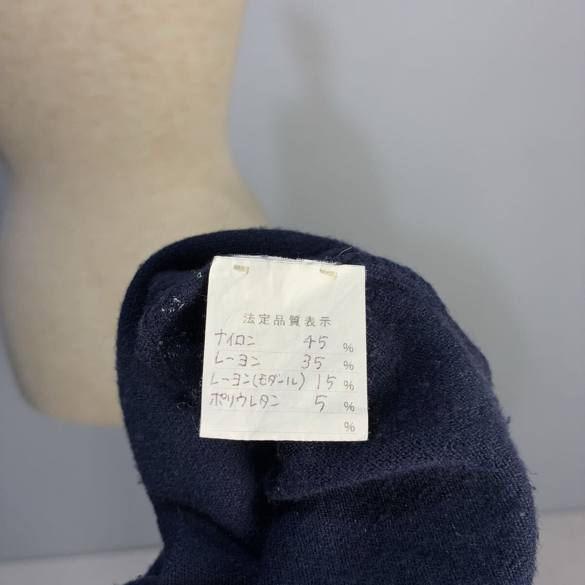 MAURO BURANI イタリア製 極上 総柄カットソー ニットカットソー 花柄 ドルマンスリーブ マウロブラーニ【レターパックプラス郵送可】T_画像10