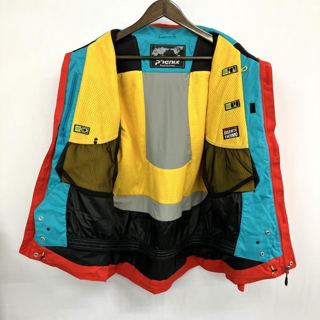 ★ PHENIX スキー ウェア ジャケット スノーボード 撥水 フェニックス アウトドア 防寒 ウィンタースポーツ アウター メンズ Lサイズ_画像4