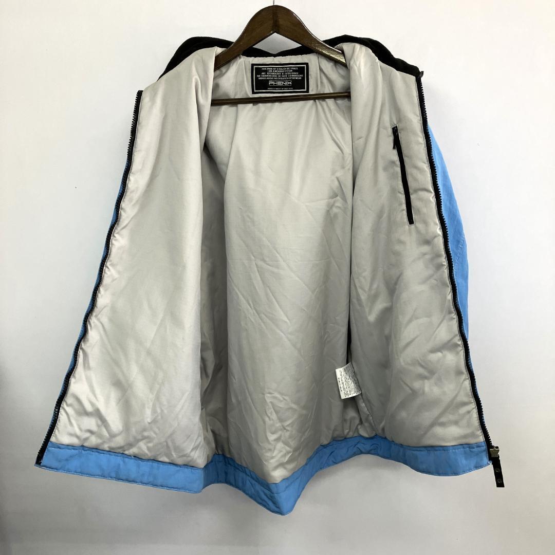 ★ PHENIX ウェア 上下セット スキー スノボ サロペット フェニックス 中綿入り 防寒 スノーウェア メンズ Lサイズ［MYB］_画像3