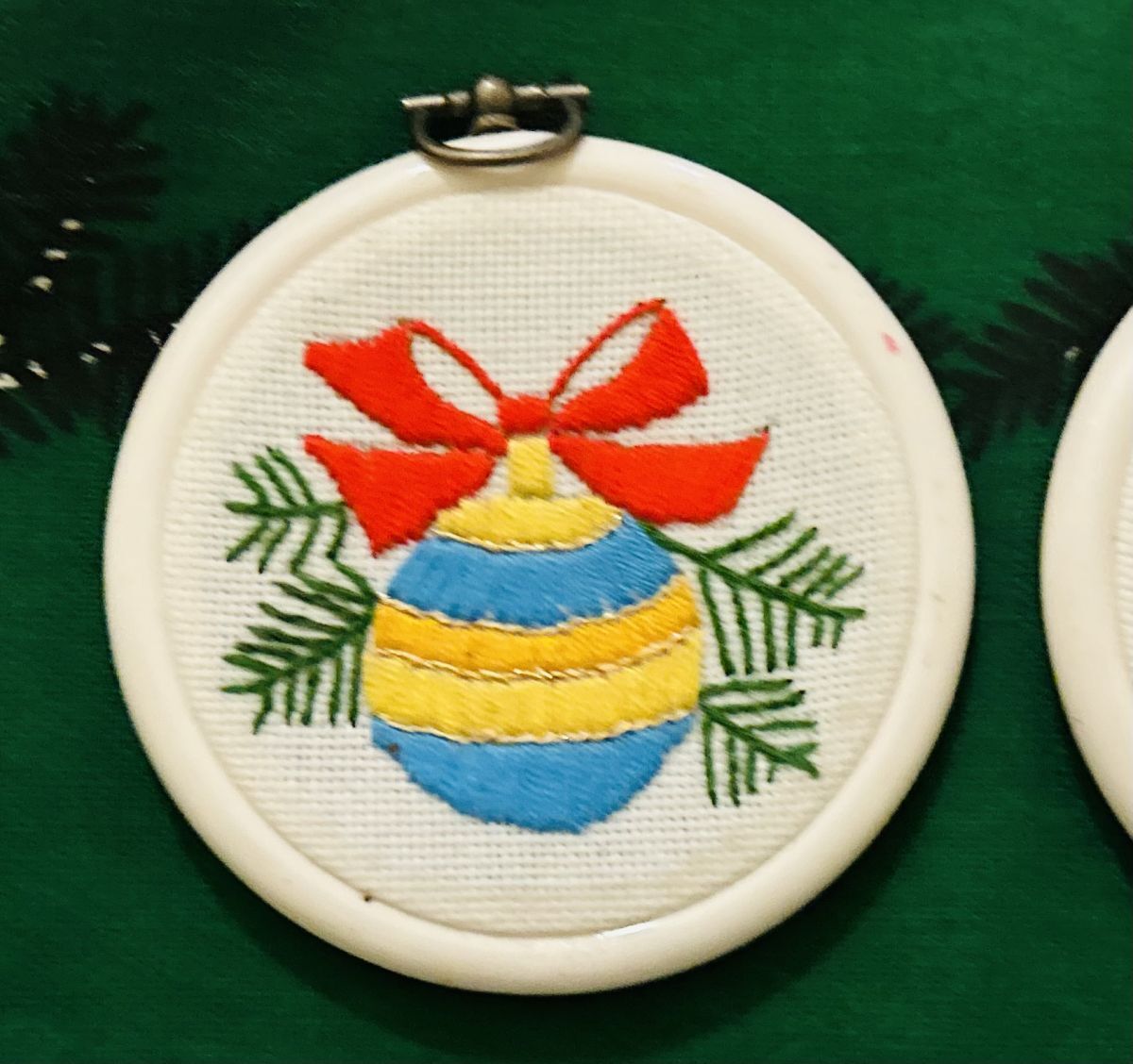 北欧クリスマス☆コットン 白地 JULフレーム4個まとめて#2　_画像5