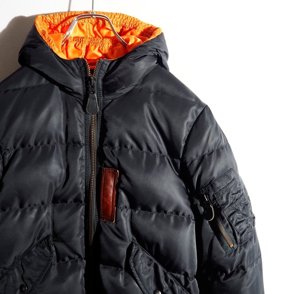 P5519P　▼JUNYA WATANABE MAN ジュンヤワタナベ × DUVETICA デュベティカ▼　11AW フード付き ダウンジャケット ブラック M 秋冬 rb mks_画像2