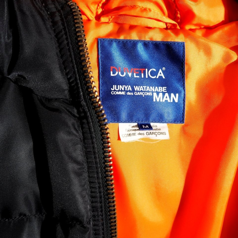 P5519P　▼JUNYA WATANABE MAN ジュンヤワタナベ × DUVETICA デュベティカ▼　11AW フード付き ダウンジャケット ブラック M 秋冬 rb mks_画像5
