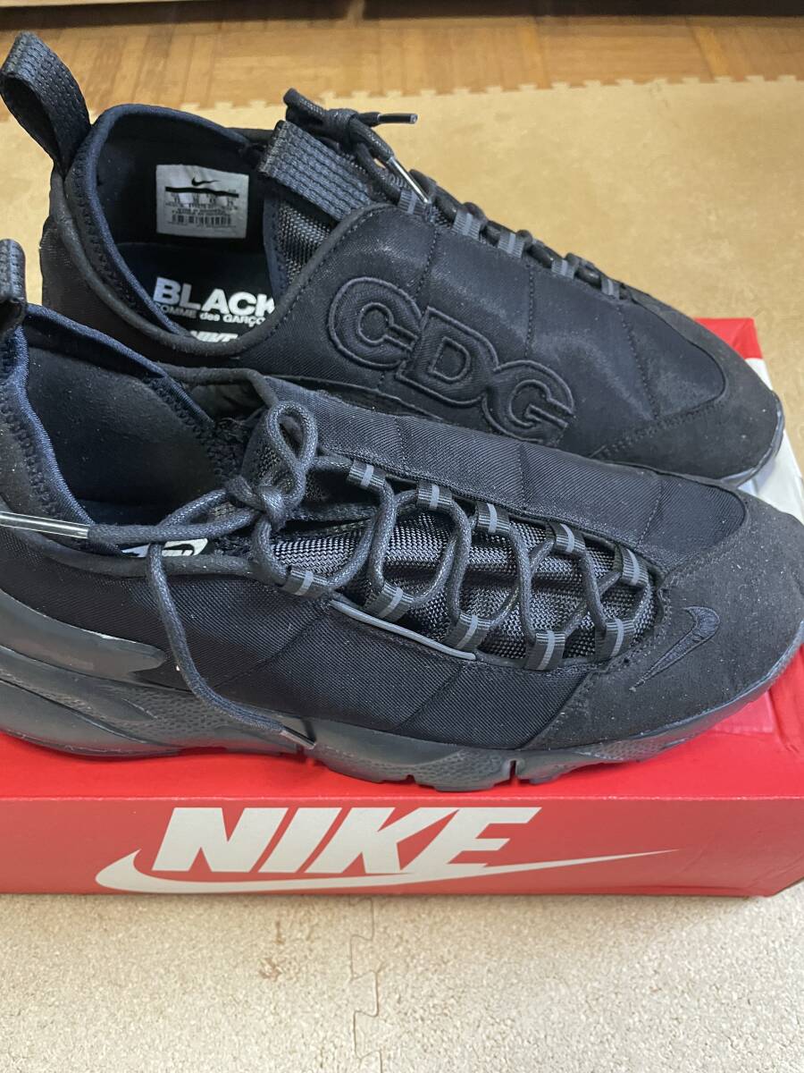 BLACK COMME des GARCONS × NIKE AIR FOOTSCAPE ブラック ギャルソン ナイキ エアフットスケープ fragment jordan max travis scott 95_画像3