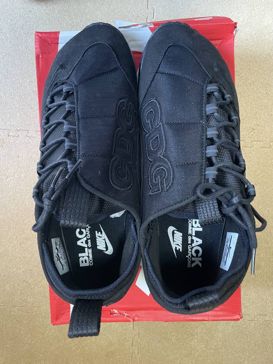 BLACK COMME des GARCONS × NIKE AIR FOOTSCAPE ブラック ギャルソン ナイキ エアフットスケープ fragment jordan max travis scott 95_画像4