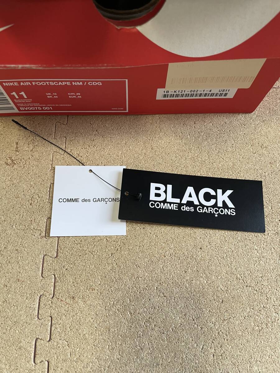 BLACK COMME des GARCONS × NIKE AIR FOOTSCAPE ブラック ギャルソン ナイキ エアフットスケープ fragment jordan max travis scott 95_画像6