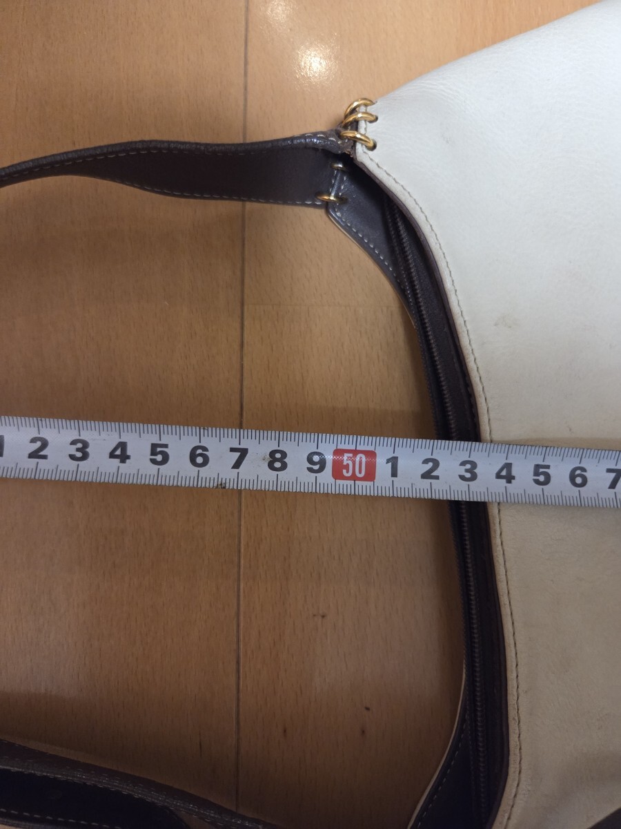 LOEWE ロエベ ショルダーバッグ　ベージュ　　バイカラー_画像3