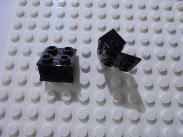 ヒンジレンガ1x2 トッププレート2x2付き1_画像1