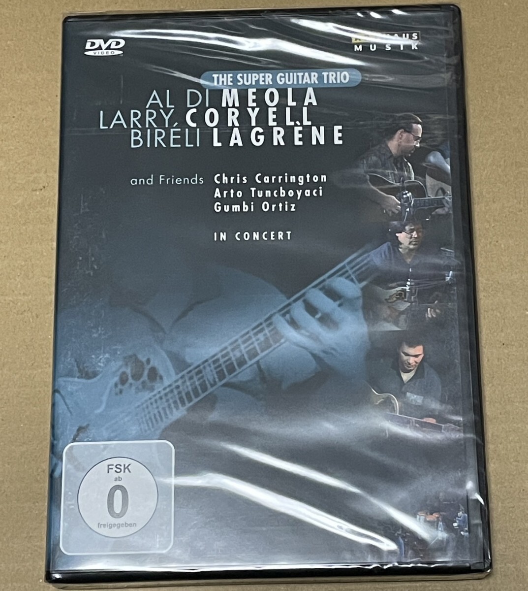 未開封 送料込 Al Di Meola, Larry Coryell, Bireli Lagrene - Super Guitar Trio 輸入盤DVD / 807280704198_画像1