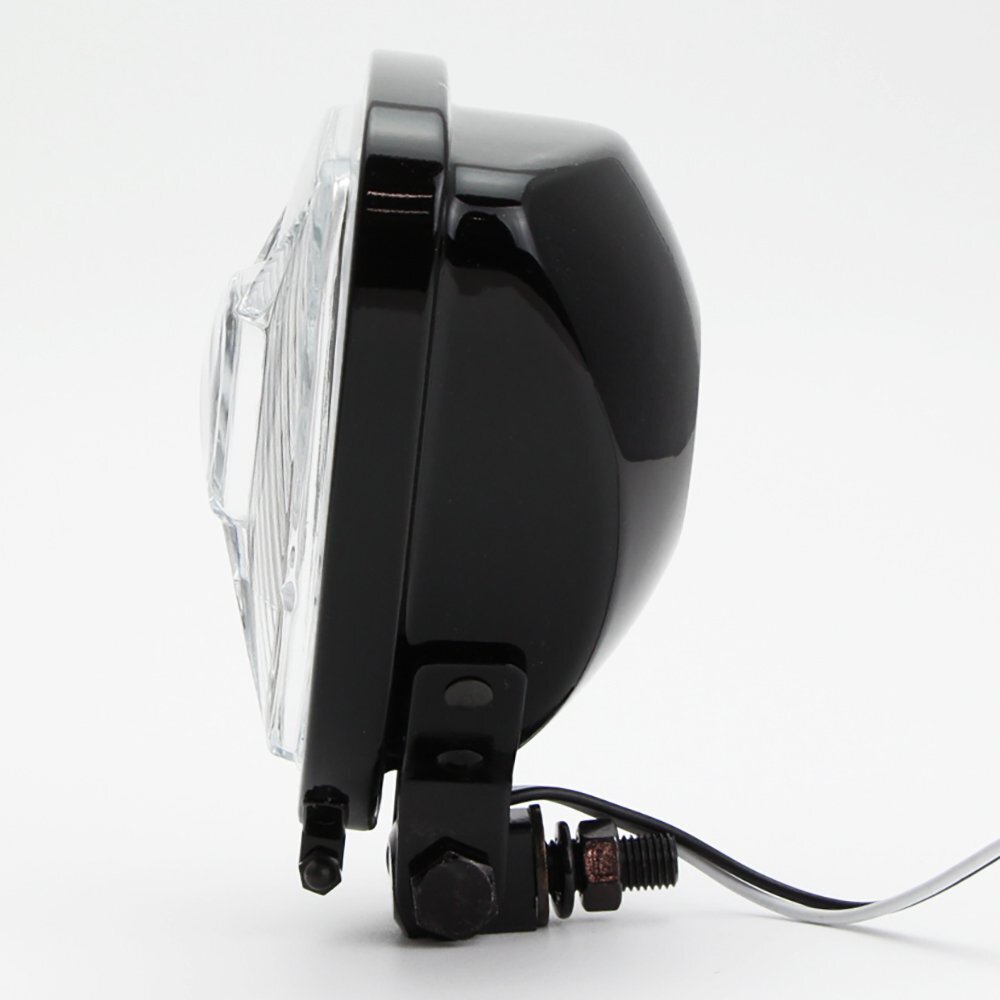 トライアングルライト 薄型 ベイツライト メッキ クリアレンズ ベーツライト カスタム フォグランプ チョッパー ボバー フリスコ_画像2